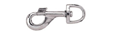 AISI 316 STAINLESS STEEL SNAP HOOK WITH SWIVEL RING