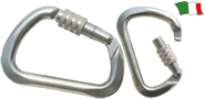 SNAP HOOK WITH SCREWABLE RING NUT