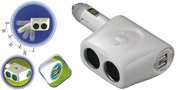 POWER SPLITTER ADAPTER WITH DUAL USB