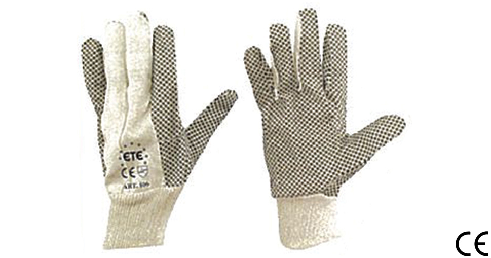 12 Paia Guanti In Cotone Naturale Oekotex, Lunghi 35 Cm, Senza Lattice E Silicone, Per Alimentari E Lavori Leggeri