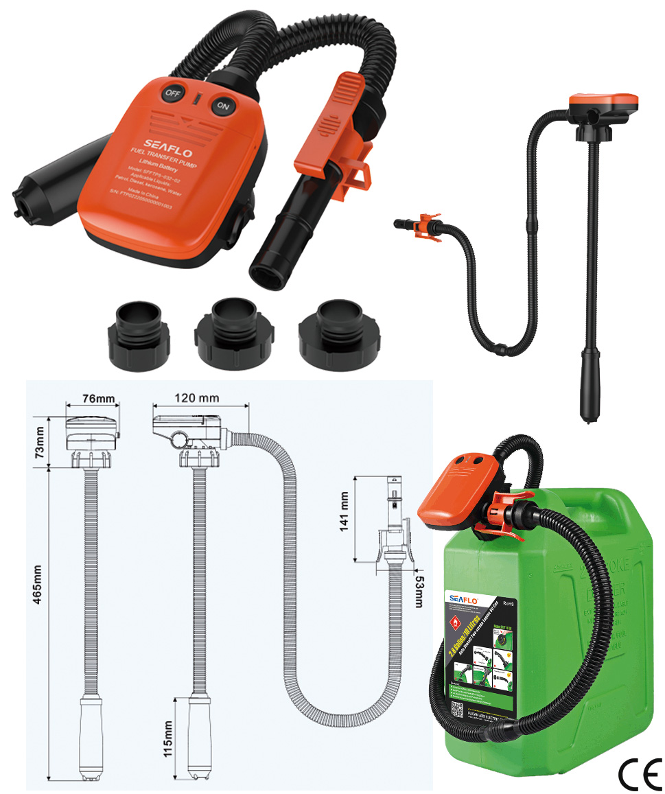 POMPA TRAVASO CARBURANTE E LIQUIDI A BATTERIA - G.F.N. Gibellato Forniture  Nautiche