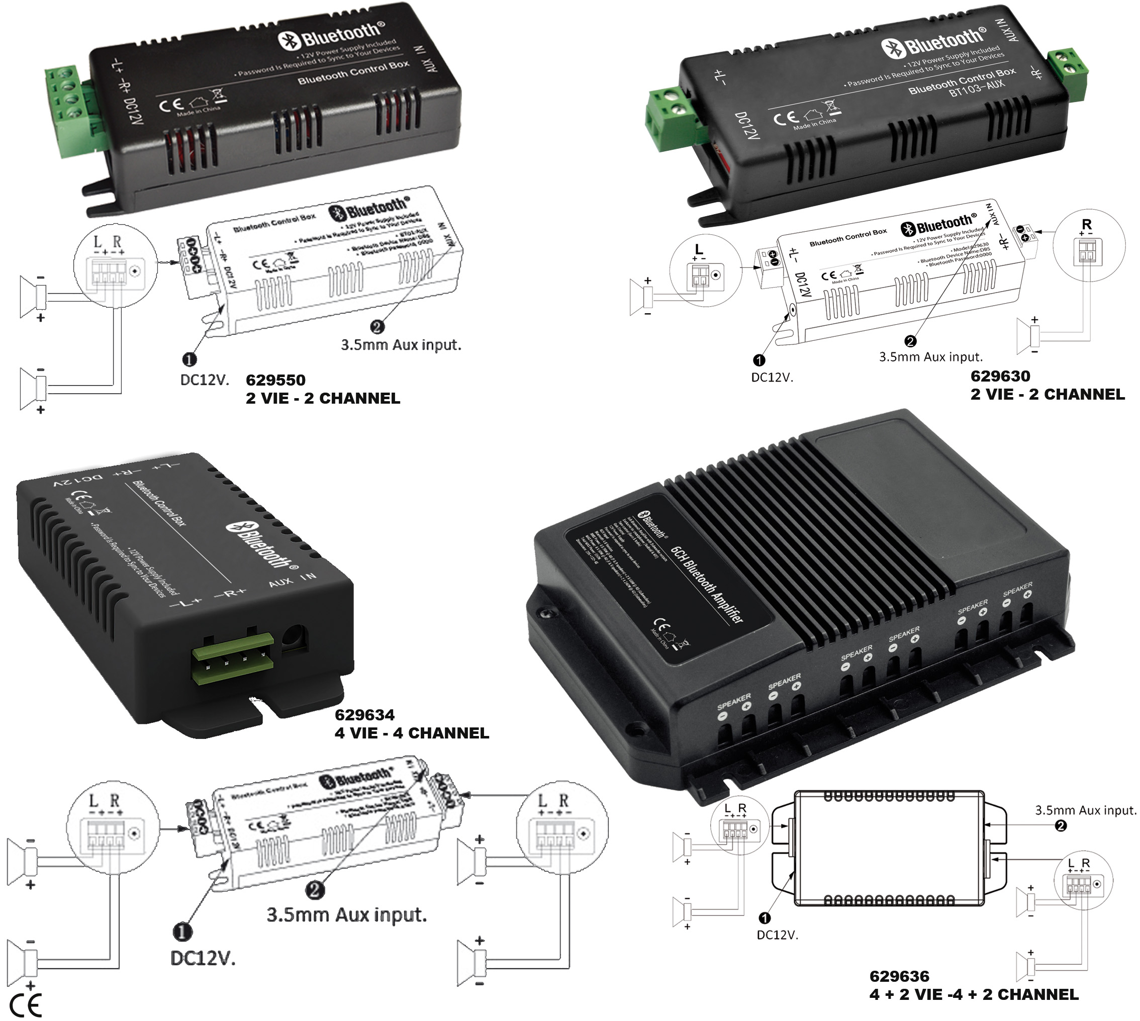 AMPLIFICATORE AUDIO BLUETOOTH - G.F.N. Gibellato Forniture Nautiche