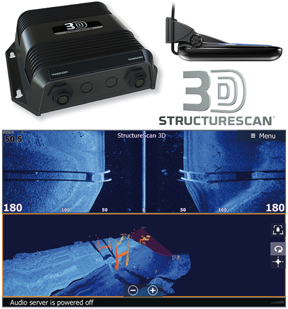 Lowrance Structure Scan 3D High Resolution Sidescan Imaging 