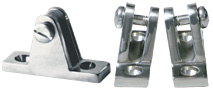 DECK HINGE WITH FLAT BASE