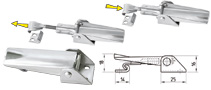 ADJUSTABLE LEVER LATCH