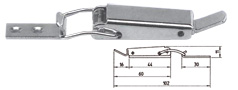 STAINLESS STEEL LEVER LATCH