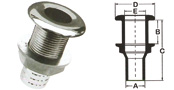 STAINLESS STEEL THRU-HULL FITTING