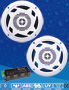 WATERPROOF SPEAKERS KIT WITH BLUETOOTH AMPLIFIER