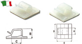 ADHESIVE BASE FOR ROUND CABLES