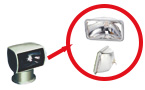 SEALED BEAM BULB FOR ADJUSTABLE JABSCO SPOTLIGHT WITH REMOTE CONTROL