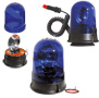 BLUE ROTATING SPOTLIGHT FOR EMERGENCY VEHICLES