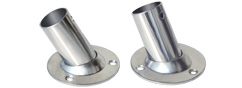 STAINLESS STEEL AISI 316 60° ROUND BASE