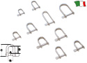 STAINLESS STEEL AISI 316 D SHACKLES