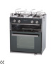 GAS COOKER WITH S.STEEL 2-BURNER HOB AND OVEN WITH GRILL BURNER