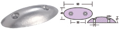 OVAL ANODE FOR TRIM TAB