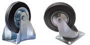 STEEL TYRE WITH SOLID RUBBER
