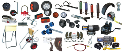 Towage and accessories for trailers