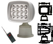 12-LED REMOTE CONTROLLED SPOTLIGHT