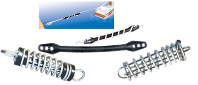 Mooring shock absorbers