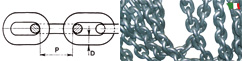 "MADE IN ITALY" CALIBRATED CHAIN