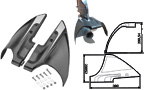 STREAMLINED STABILIZING SYSTEM FOR OUTBOARDS