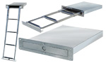 STAINLESS STEEL FOLDAWAY BOARDING LADDER "EAGLE"SERIES