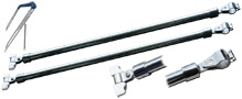 S.STEEL RIGID SUPPORT POLE FOR BIMINI TOPS