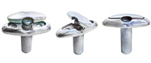 S.STEEL AISI 316 CLEAT "POP-UP" MODEL RECESS FLUSH TO THE DECK
