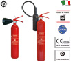 CARBON DIOXIDE CO2 FIRE EXTINGUISHER MED HOMOLOGATED
