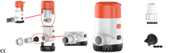 DEMOUNTABLE SUBMERSIBLE BILGE PUMP