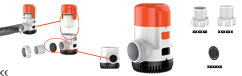 DEMOUNTABLE SUBMERSIBLE BILGE PUMP