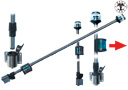 REMOVABLE ALL-ROUND POLE LIGHT WITH BAYONET FITTING