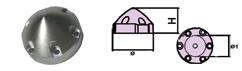 CONE "MAX PROP" ANODE