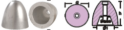 CONE ANODE RIVA TYPE
