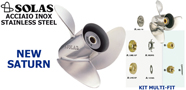 SOLAS NEW SATURN 3 BLADES STAINLESS STEEL PROPELLERS - YB GROUP