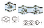 STAINLESS STEEL CABLE CLAMP