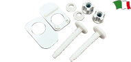 KIT CERNIERE PER SEDILI TOILETTE SOFT CLOSE