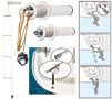 SCALETTA DI EMERGENZA "FLUSHMOUNT"