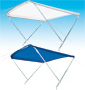 CAPOTTINA PARASOLE "RICCIONE" - 2 ARCHI ALLUMINIO