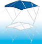 CAPOTTINA PARASOLE "RIMINI" - 3 ARCHI ALLUMINIO