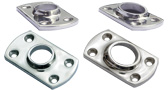 BASE RETTANGOLARE IN ACCIAIO INOX AISI 316
