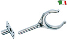 SCALMIERA IN OTTONE CROMATO CON GAMBO RINFORZATO
