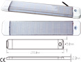PLAFONIERA A 36 LED WATERPROOF